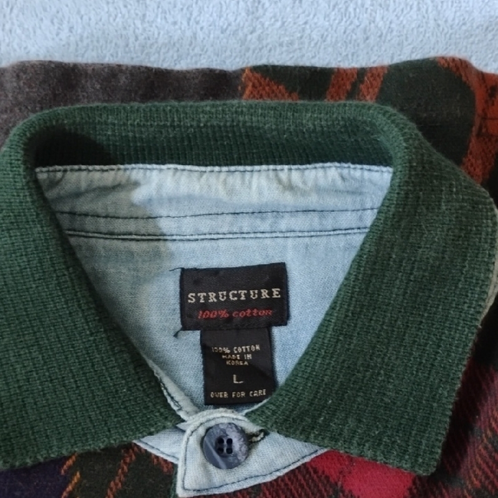Structure Collared Men's Pullover - Picture 3 of 11